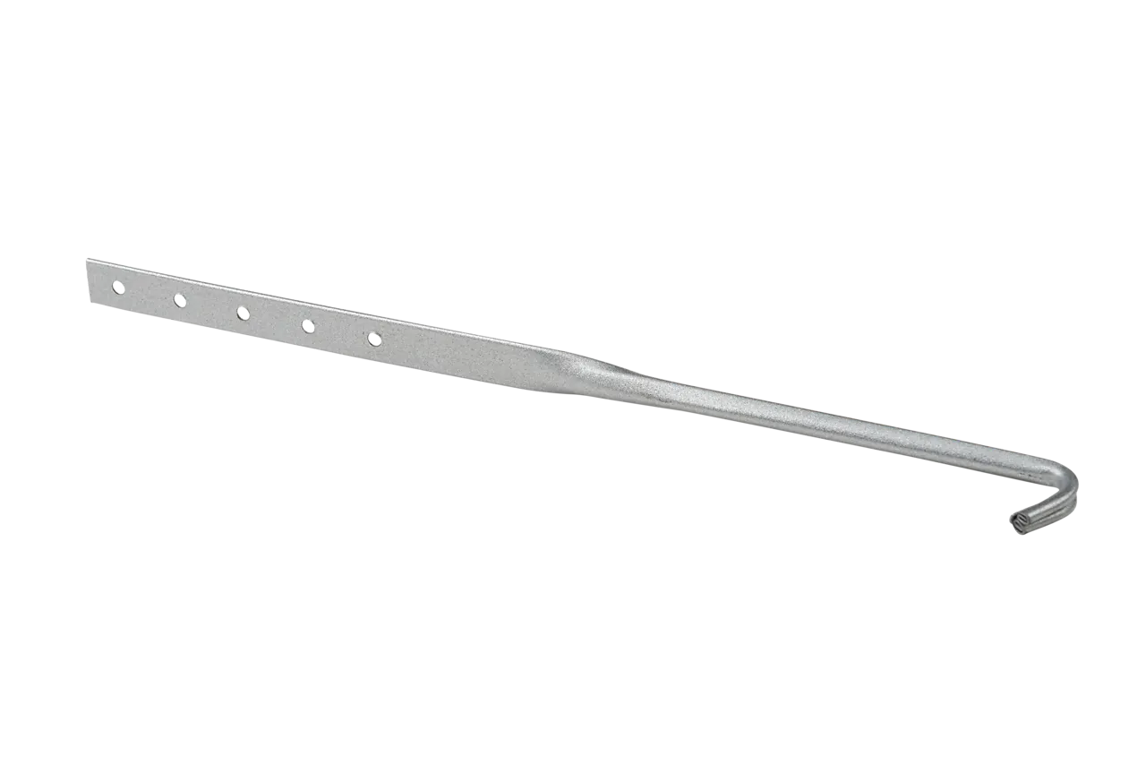 Overligger stål silver Overligger stål silver