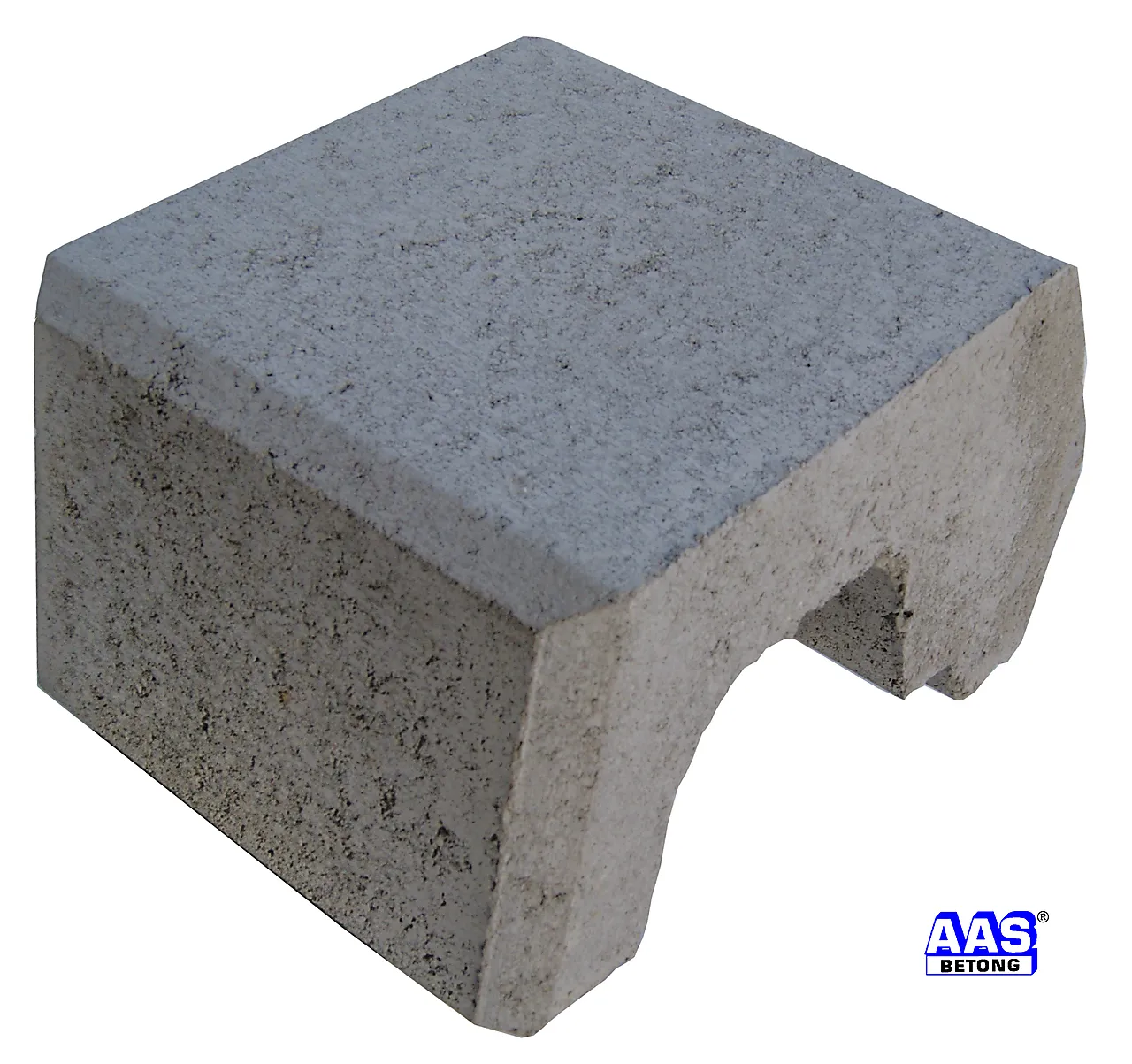 Støttemurbl mini glatt sving 25x32x17 Støttemurbl mini glatt sving 25x32x17