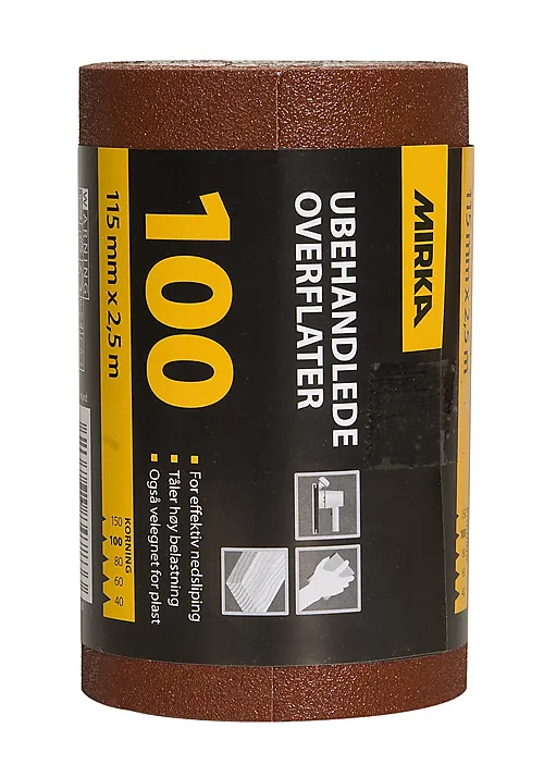 Sliperull for ubehandlede overflater K100