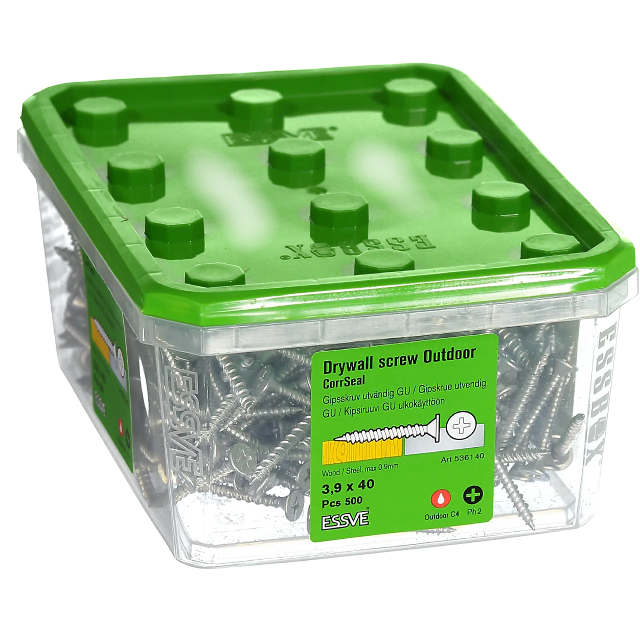 Gipsskr gu utv kombi 3,9x40 cscorrseal a-500