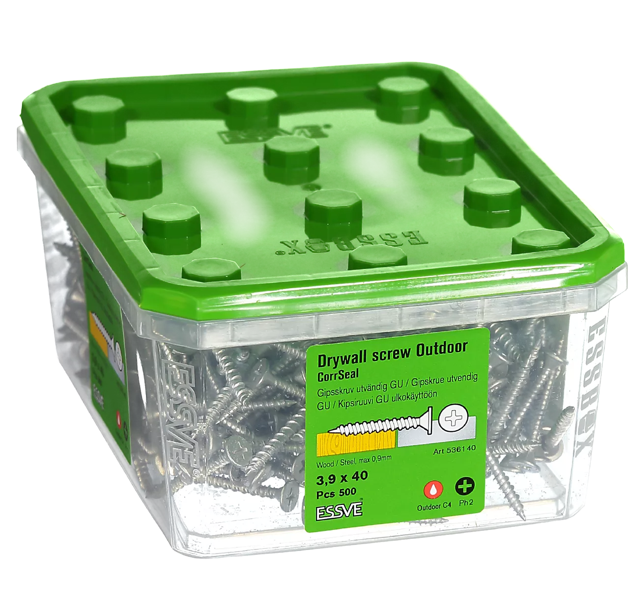 Gipsskr gu utv kombi 3,9x40 cscorrseal a-500