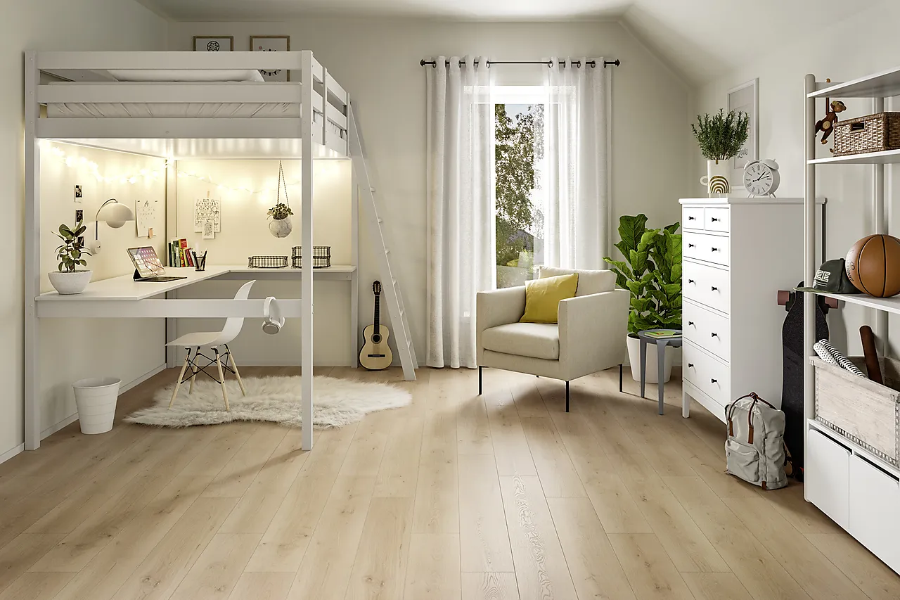Opus Aqua Sand Eik laminatgulv