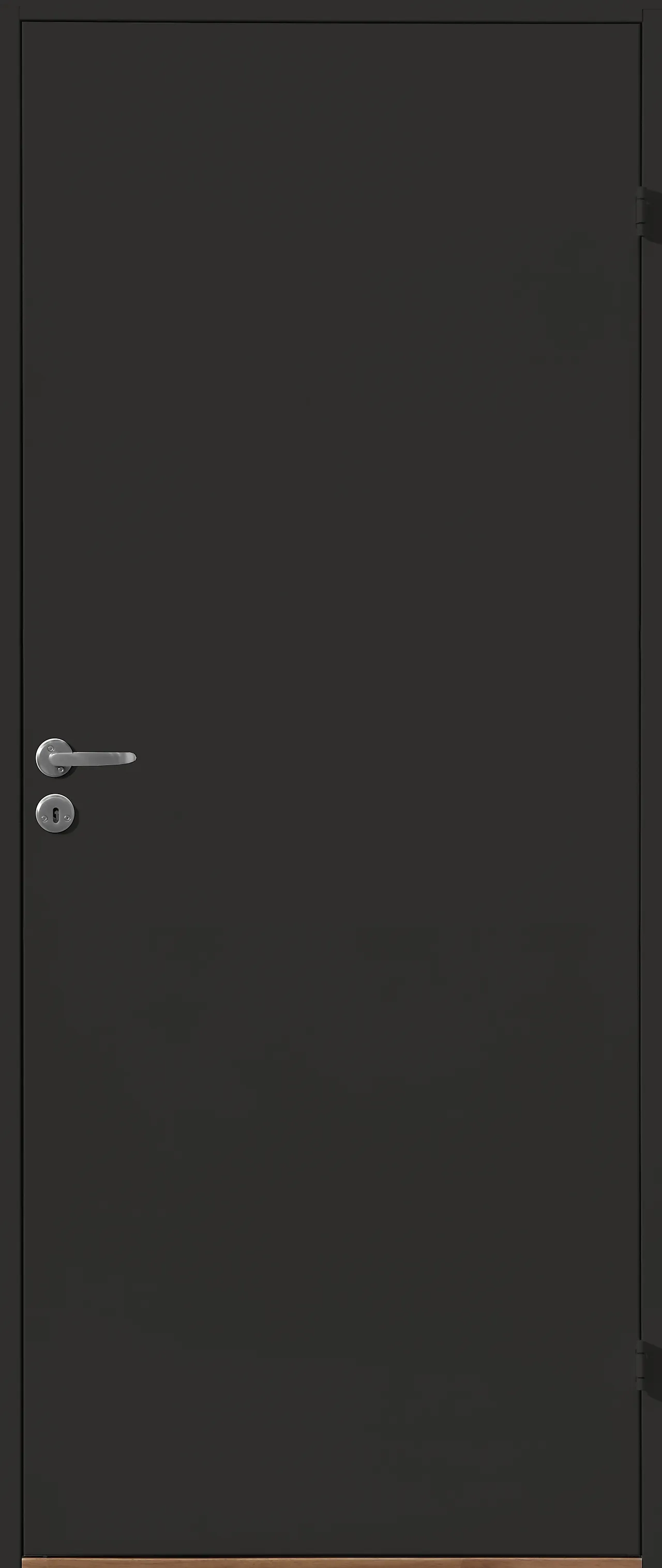 Innerdør slett kompakt sort 100 x 210 dørblad - ncs s 8500-n