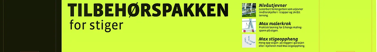 Tilbehørspakke t/stige Tilbehørspakke t/stige