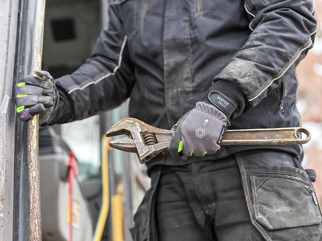 Lærhanske syntetiske 577-8 tegera