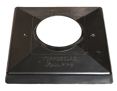 Toppbeslag for ettløps leca pipe