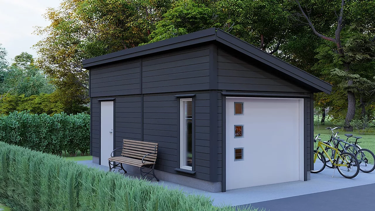 Funkis enkelgarasje Kongshavn null - null - 3 - Miniatyr