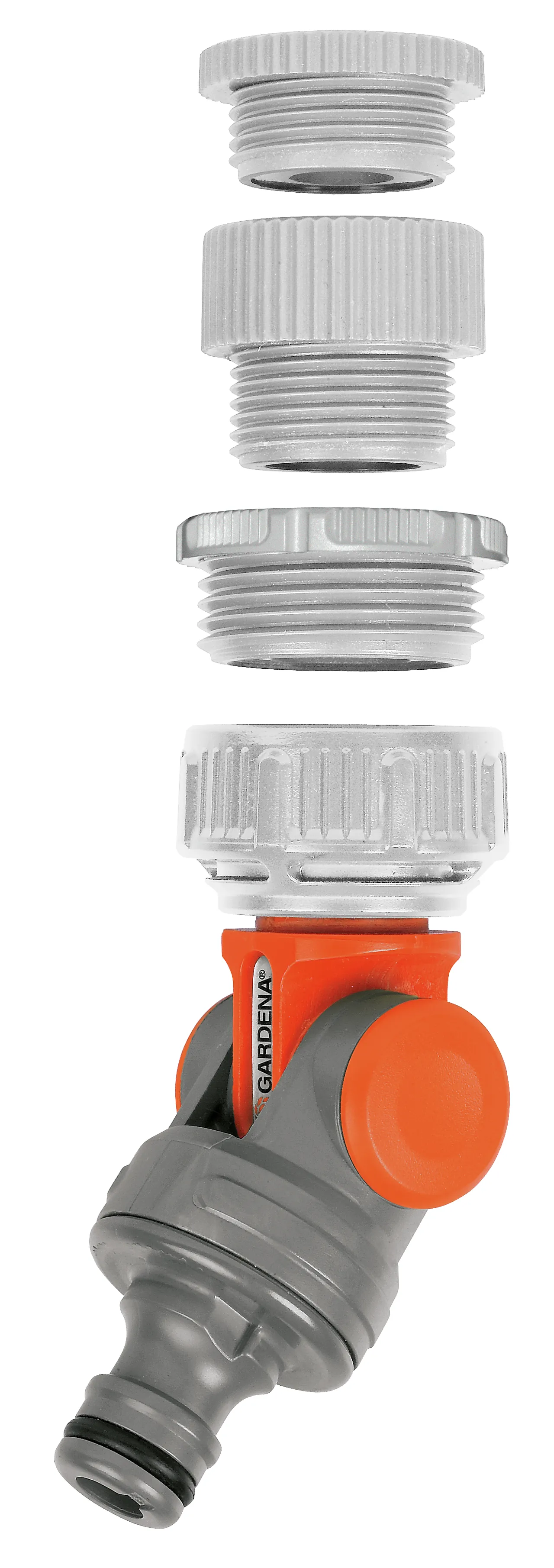 Slangekoplinging vinklet 1/2"