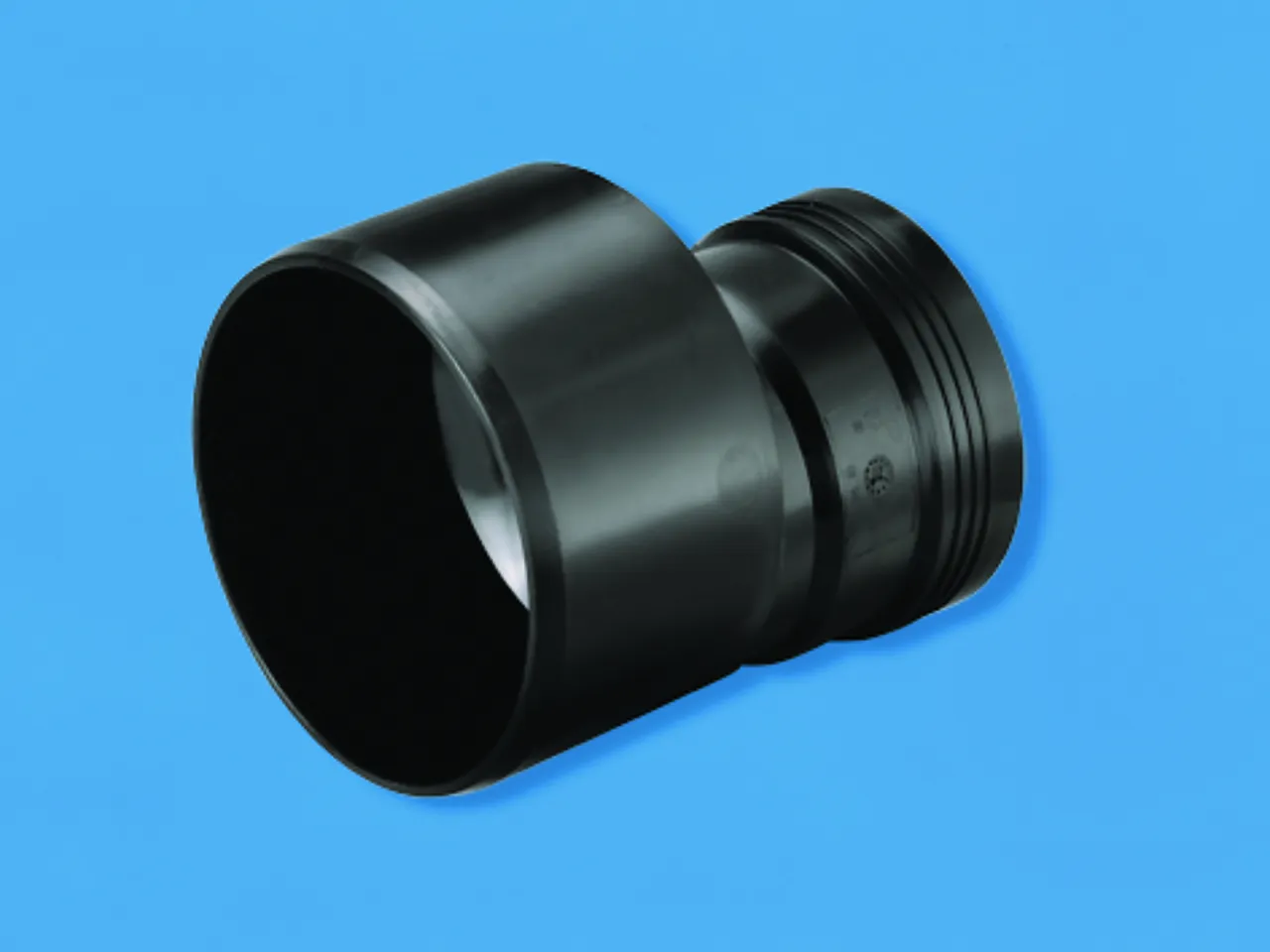 Reduksjon 110/75mm sort wafix