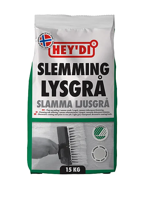 Slemming lysgrå 15 kg