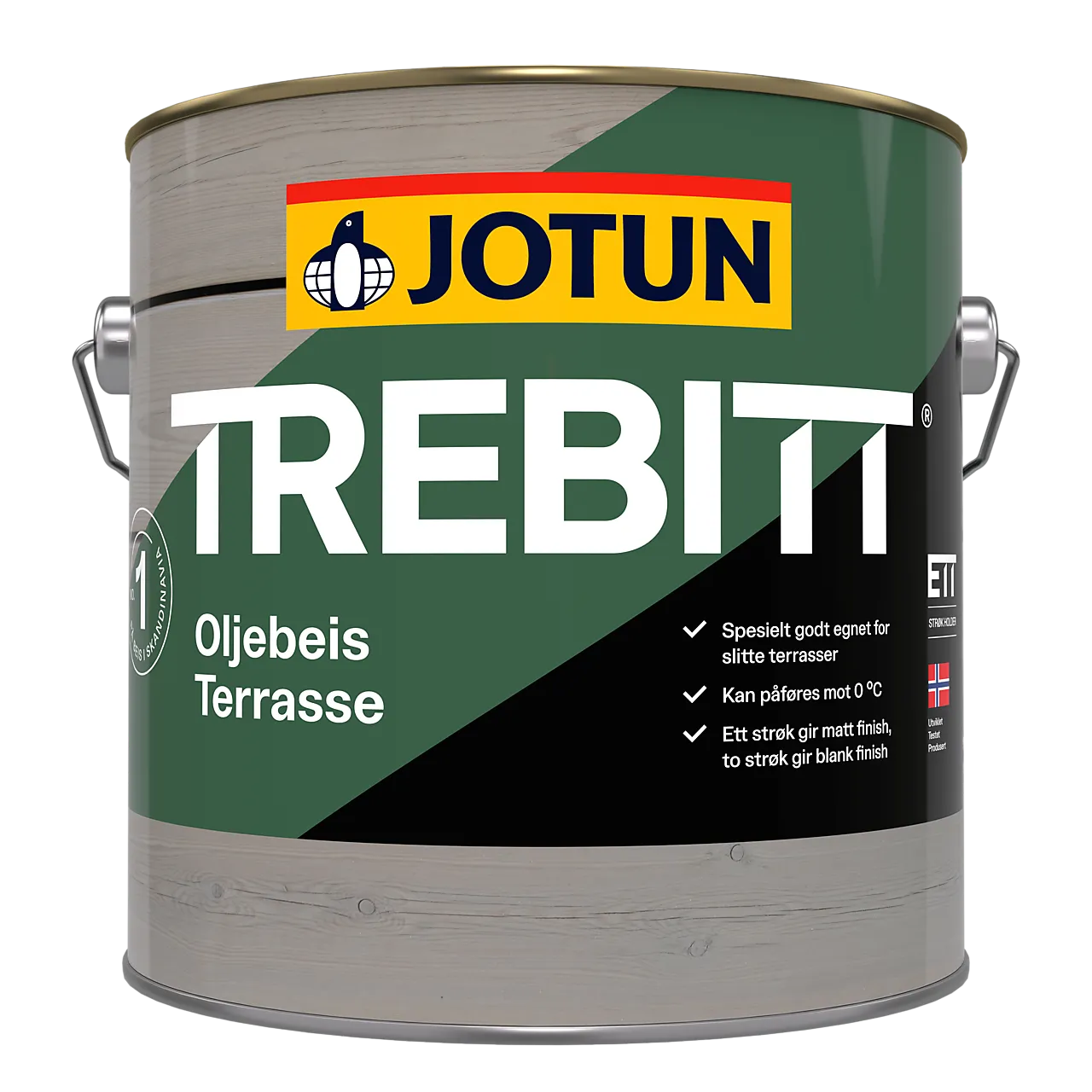 Trebitt oljebasert terrasse klar 2,7l Trebitt oljebasert terrasse klar 2,7l
