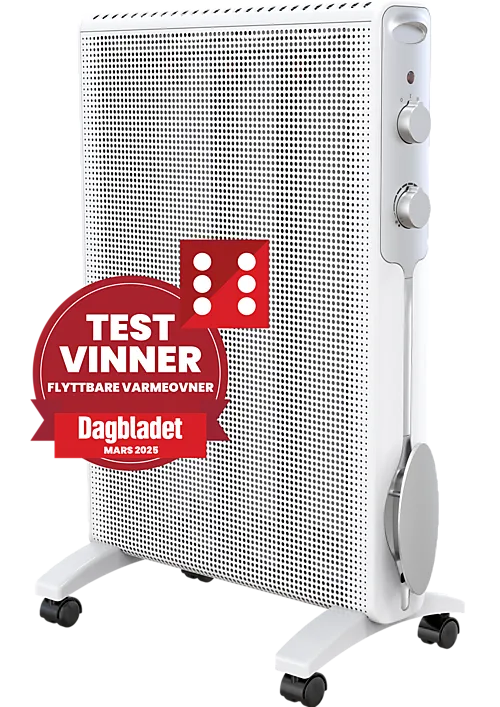 BOOSTER IIH 2000W hvit frittstående varmeovn