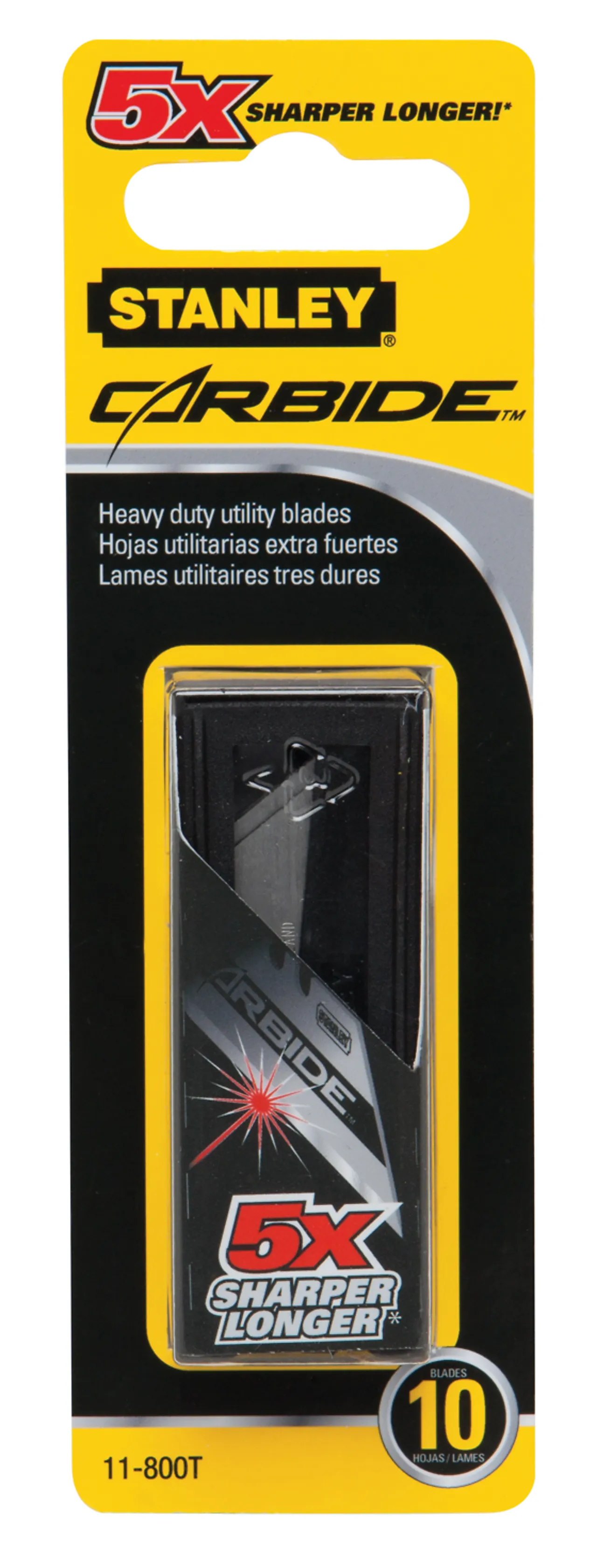 Knivblad karbid pakke a 10 stk Knivblad karbid pakke a 10 stk