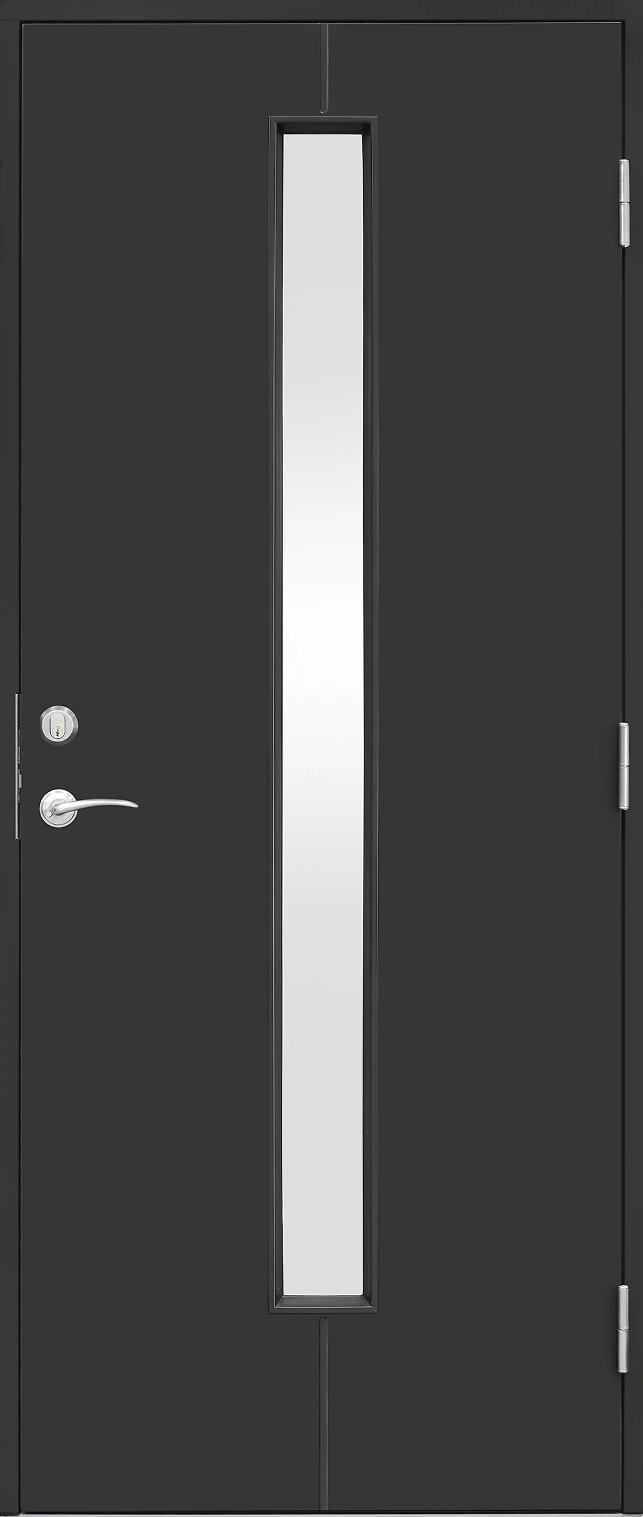 Ytterdør Linnea 90x210 cm dempet sort høyre