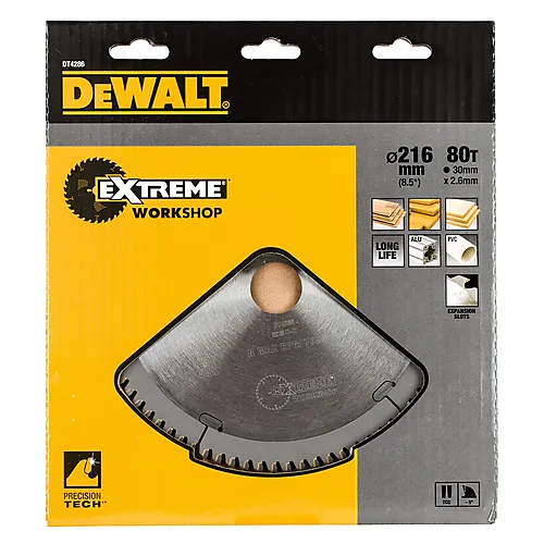 DEWALT sagblad DT4286 216x30 mm, 80 tenner