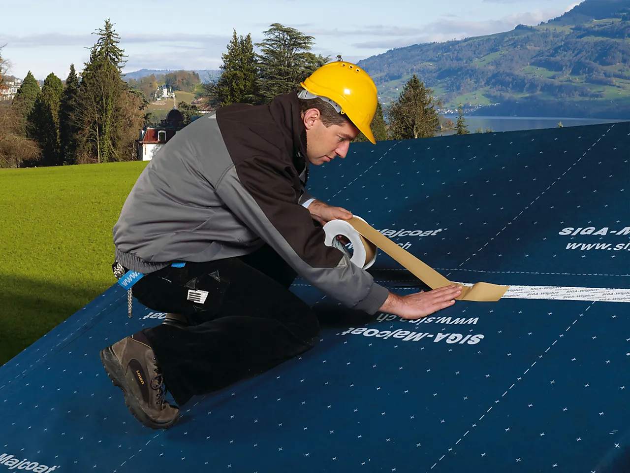 Tape til vindtetting 60 mm x 40 meter null - null - 2 - Miniatyr