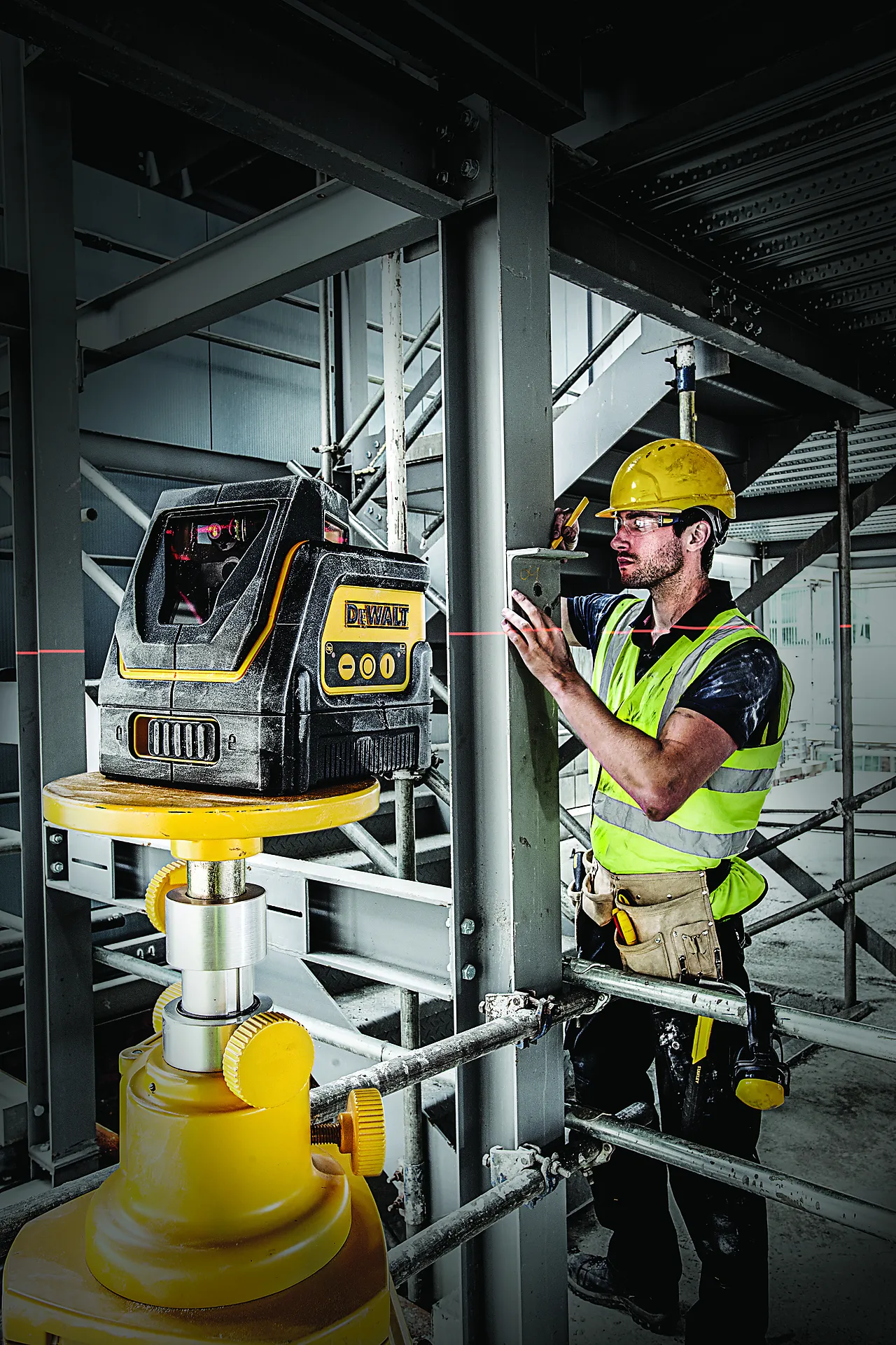 Linjelaser 360°  1vertikal dw0811 kryss og 360° null - null - 2 - Miniatyr