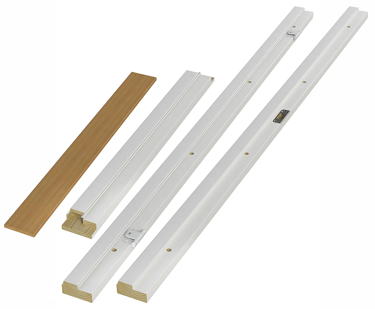 Karm pluss 8x20 093mm hvit z tettelist 15mm underl terskel