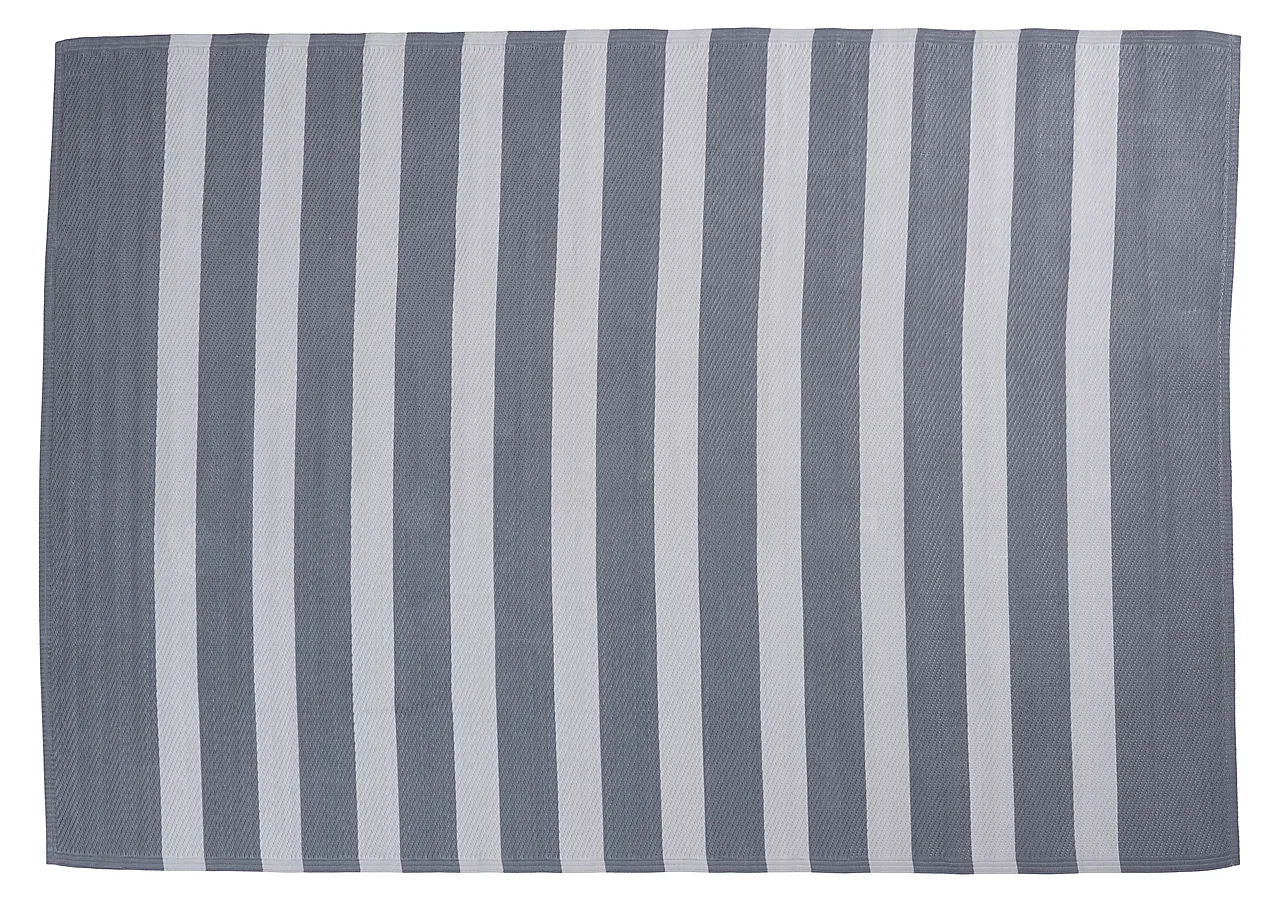 Teppe grå stripete 160x230 cm