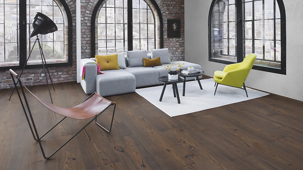 Boen Parkett brown jasper børstet oljet null - null - 2 - Miniatyr