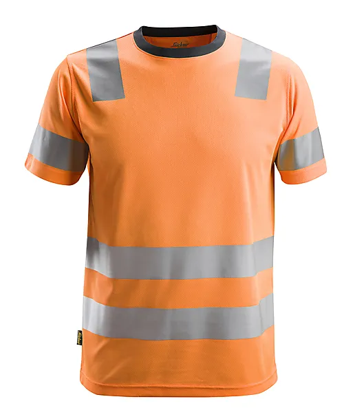 T-skjorte 2530 oransje str XXXL Snickers Workwear