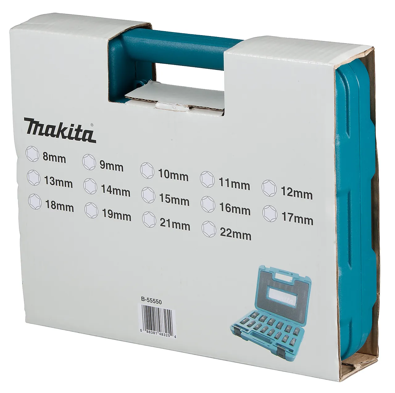 Kraftpipesett 63mm b-55550 3/8" 14 deler koffert null - null - 2 - Miniatyr