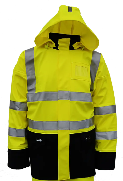 Regnjakke LR9015 gul størrelse L