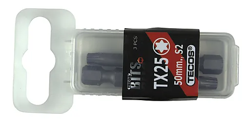 Bits torx s2 t30x50 3 stk pak tecos