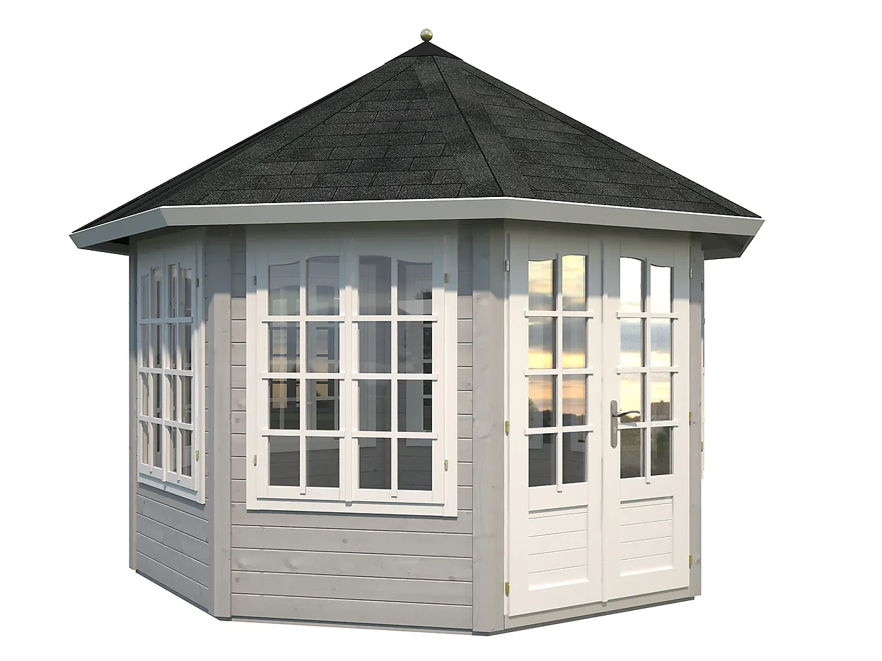 Lysthus Veronica 9,4 m² 7 vinduer null - null - 3 - Miniatyr