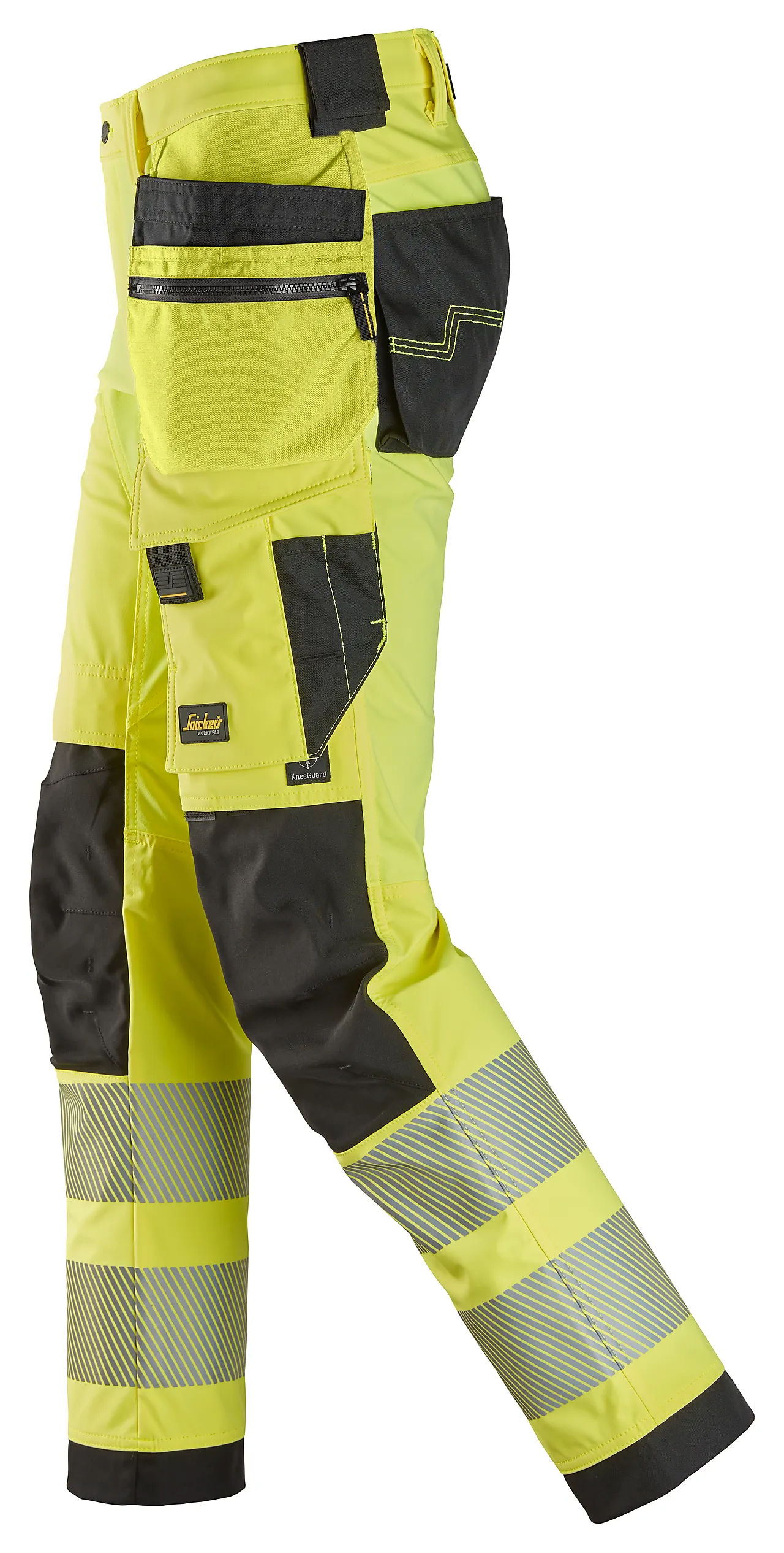 Snickers Workwear Arbeidsbukse 6232 Gul/Sort 44 null - null - 2 - Miniatyr