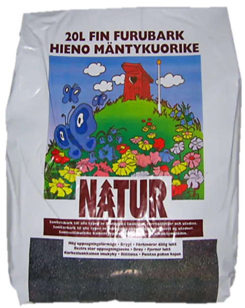 Sanitærbark fin 20 liter