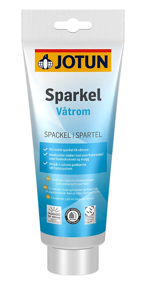 Våtromssparkel 0,4 liter
