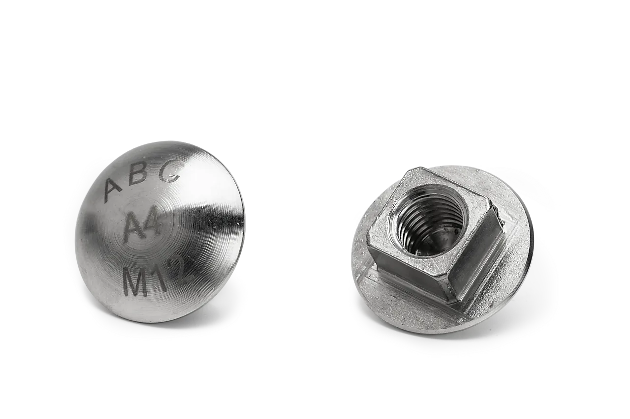 Låseskrue hode A4 M12 5 stk