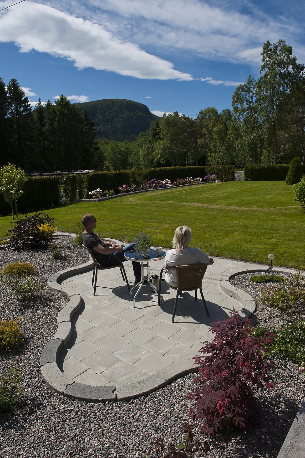 Steinhelle grå 30x30x5 cm null - null - 2 - Miniatyr