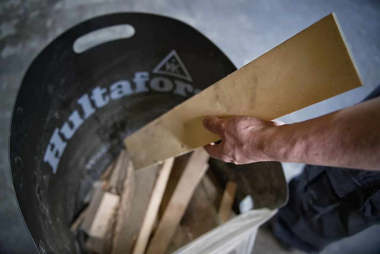 Søppelsekkholder resirkulert PP-plast 65-240 liter