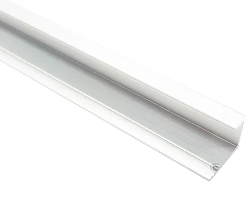 Endeprofil hvit 2,4 m lengde 2400 mm
