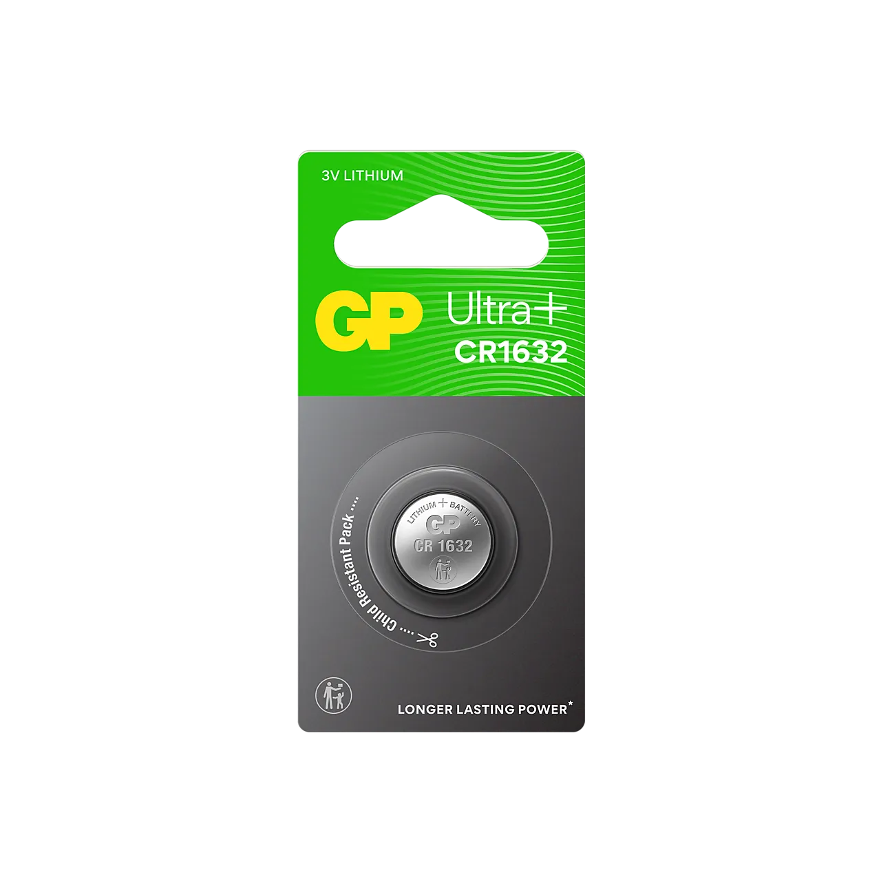 Batteri knappcelle GP CR1632-C1 Batteri knappcelle GP CR1632-C1