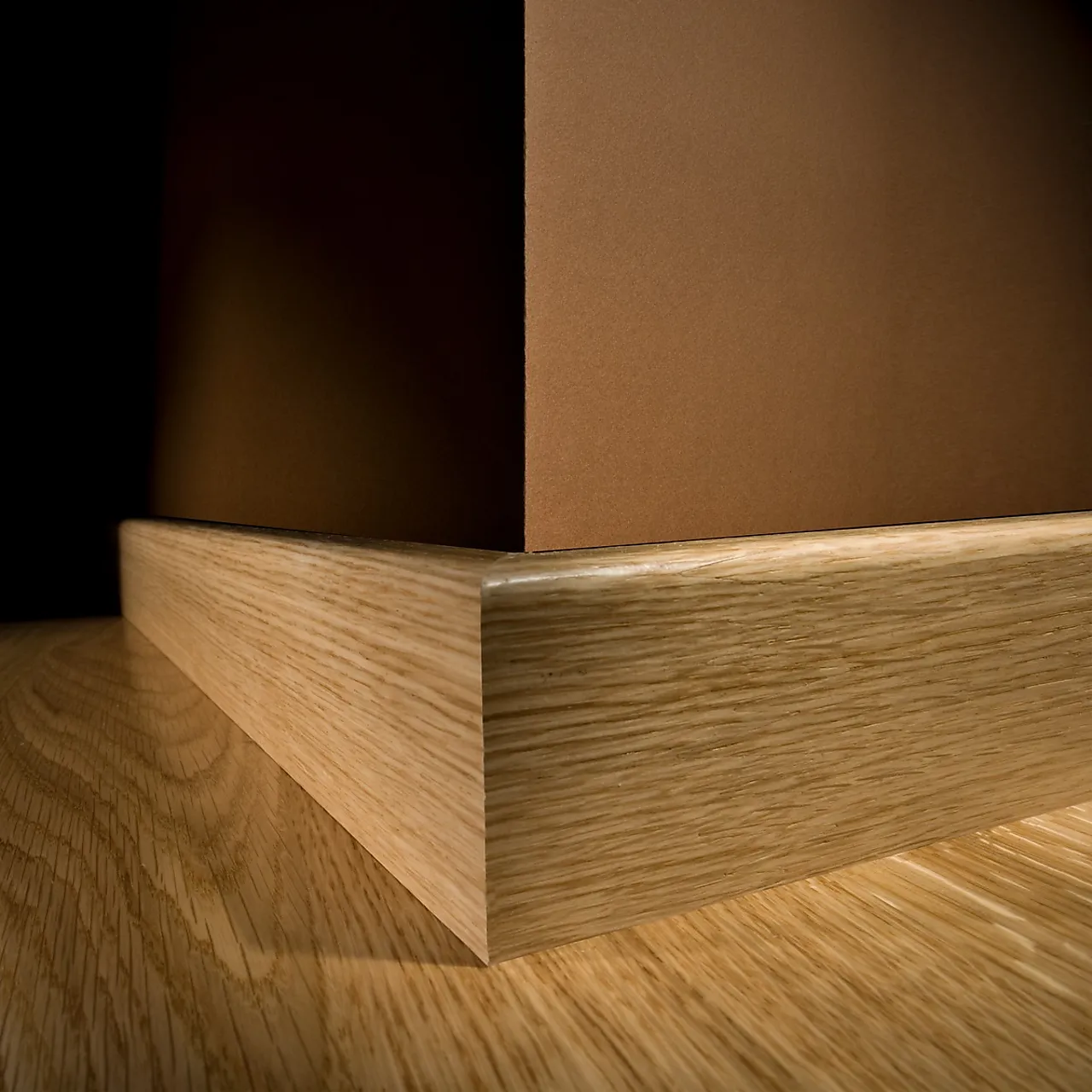 Gulvlist finért 16x60 mm Eik Brighton null - null - 2 - Miniatyr