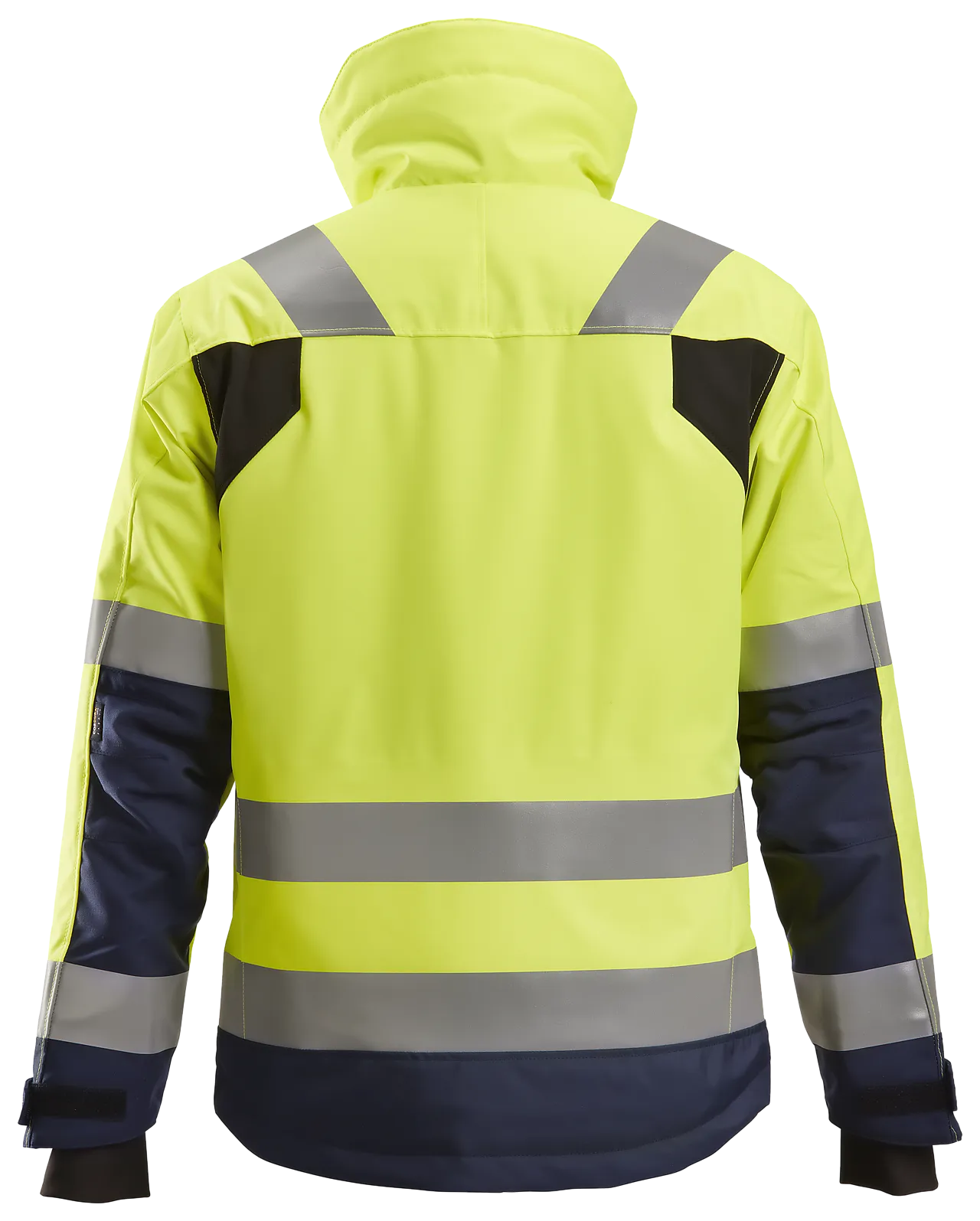 Vinterjakke high-visibility gul/mørk blå str 2XL null - XXL - 3 - Miniatyr