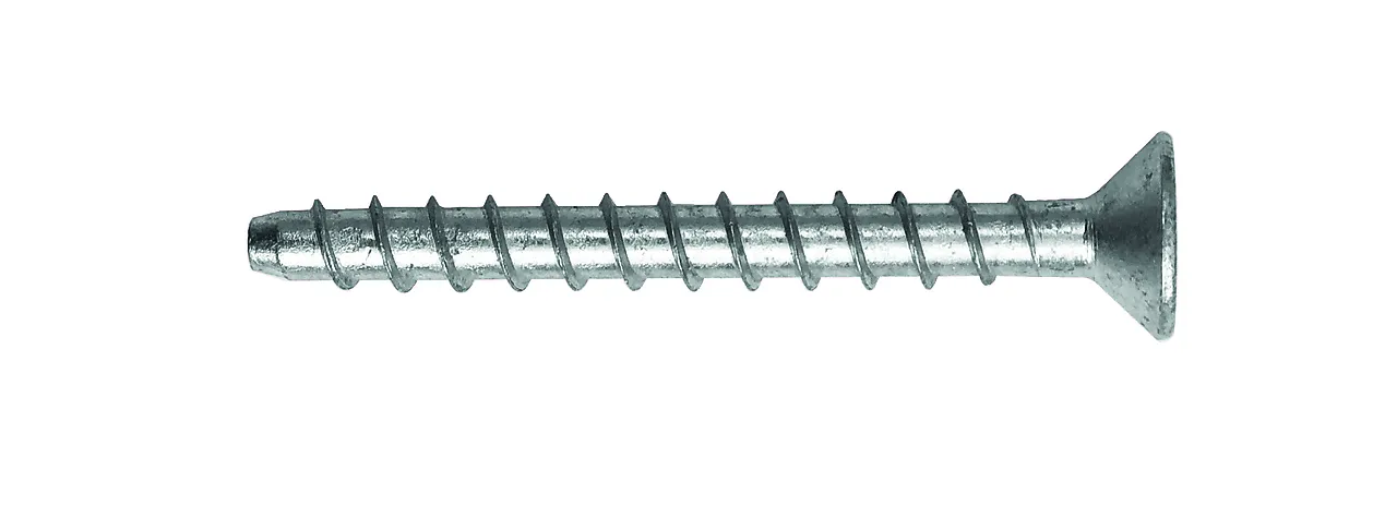 Betongskrue 8x10/95 senk a4 a25 t45 forsenket bi-metall Betongskrue 8x10/95 senk a4 a25 t45 forsenket bi-metall