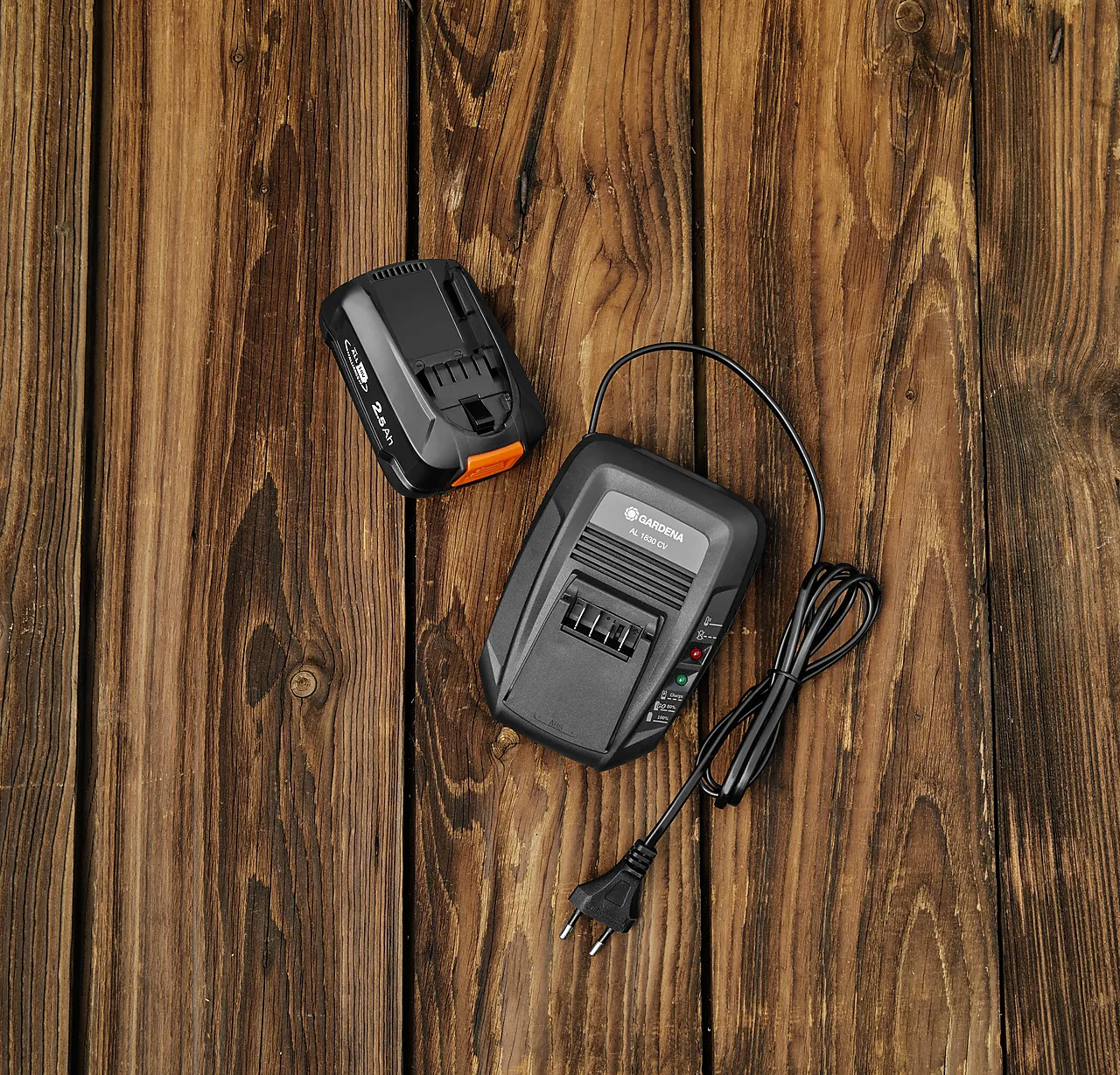 Batteri og hurtigladersett 18/45 gardena batteri og hurtiglader sett Batteri og hurtigladersett 18/45 gardena batteri og hurtiglader sett