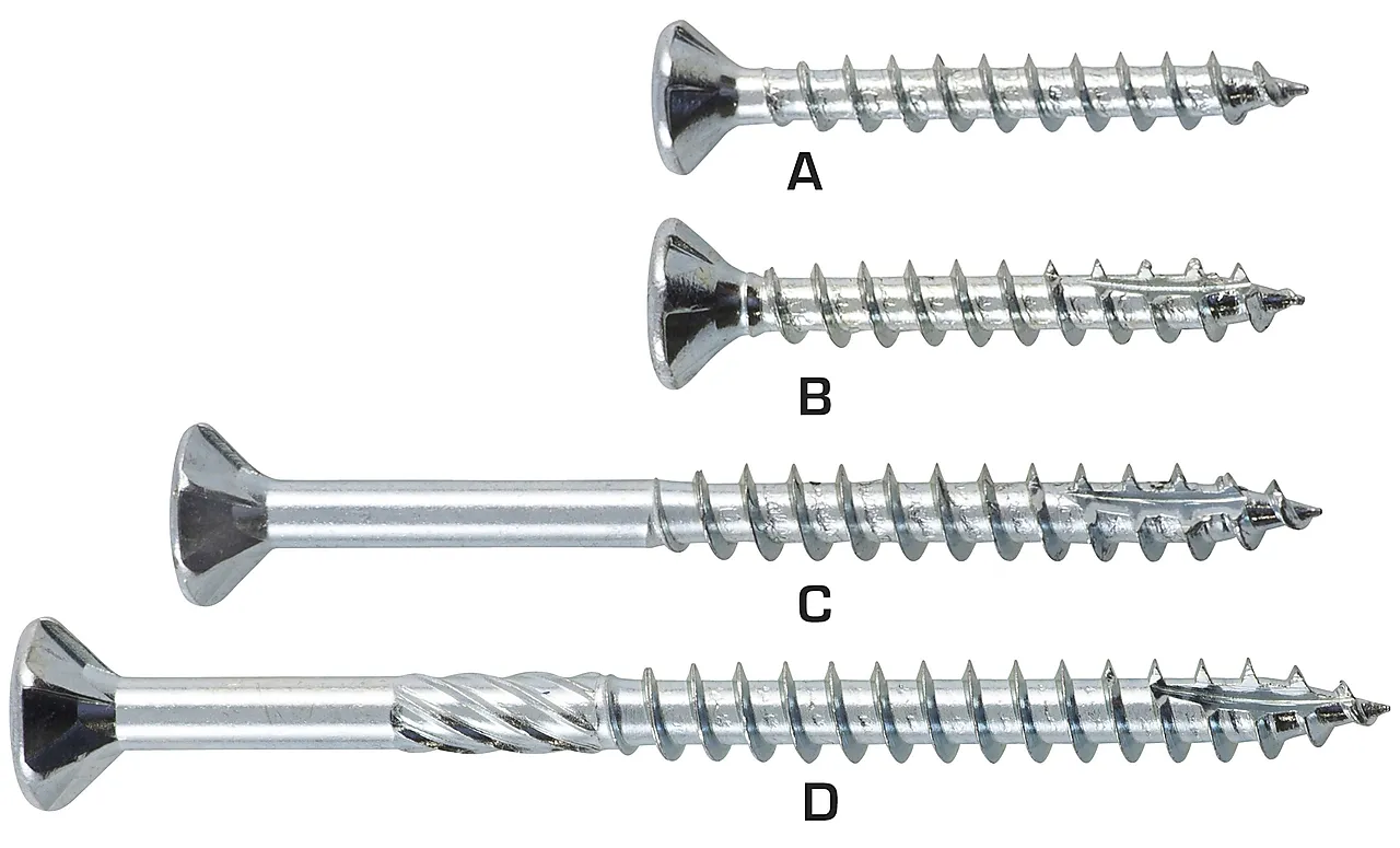 Treskruer elforsinket senk 5x70/45 mm 10 stk null - null - 2 - Miniatyr