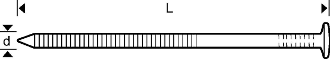 Kamspiker lavt ph 2,5x60 a4 -250 lavt panhode syrefast stål Kamspiker lavt ph 2,5x60 a4 -250 lavt panhode syrefast stål
