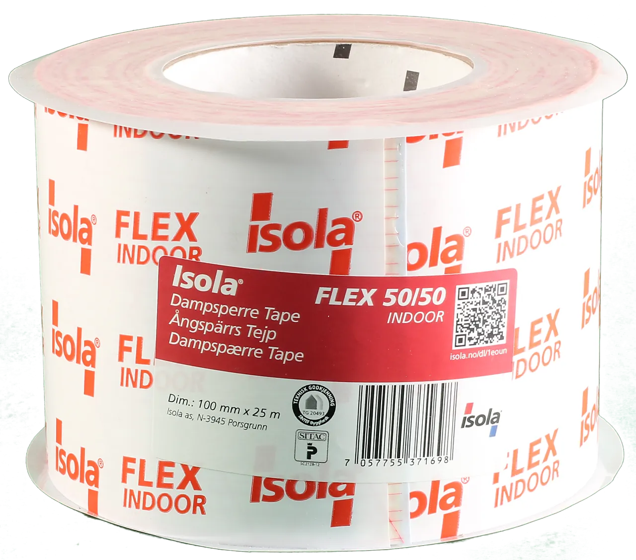 Tape dampsperre flex 100 mm x 25 m null - null - 2 - Miniatyr