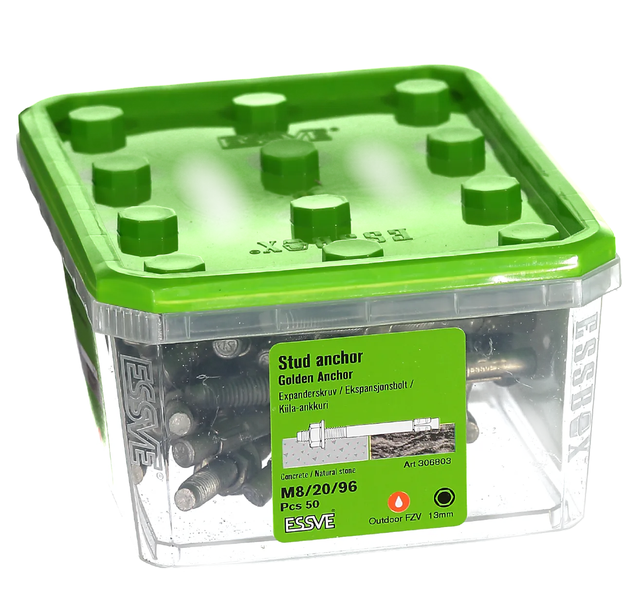 Ekspansjonsbolt Golden Anchor M8/20/96 50 stk null - null - 2 - Miniatyr