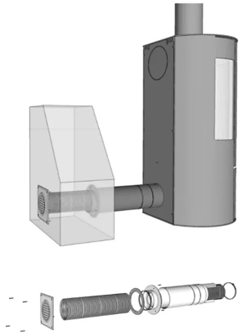 Friskluftsskrin Ø80 mm