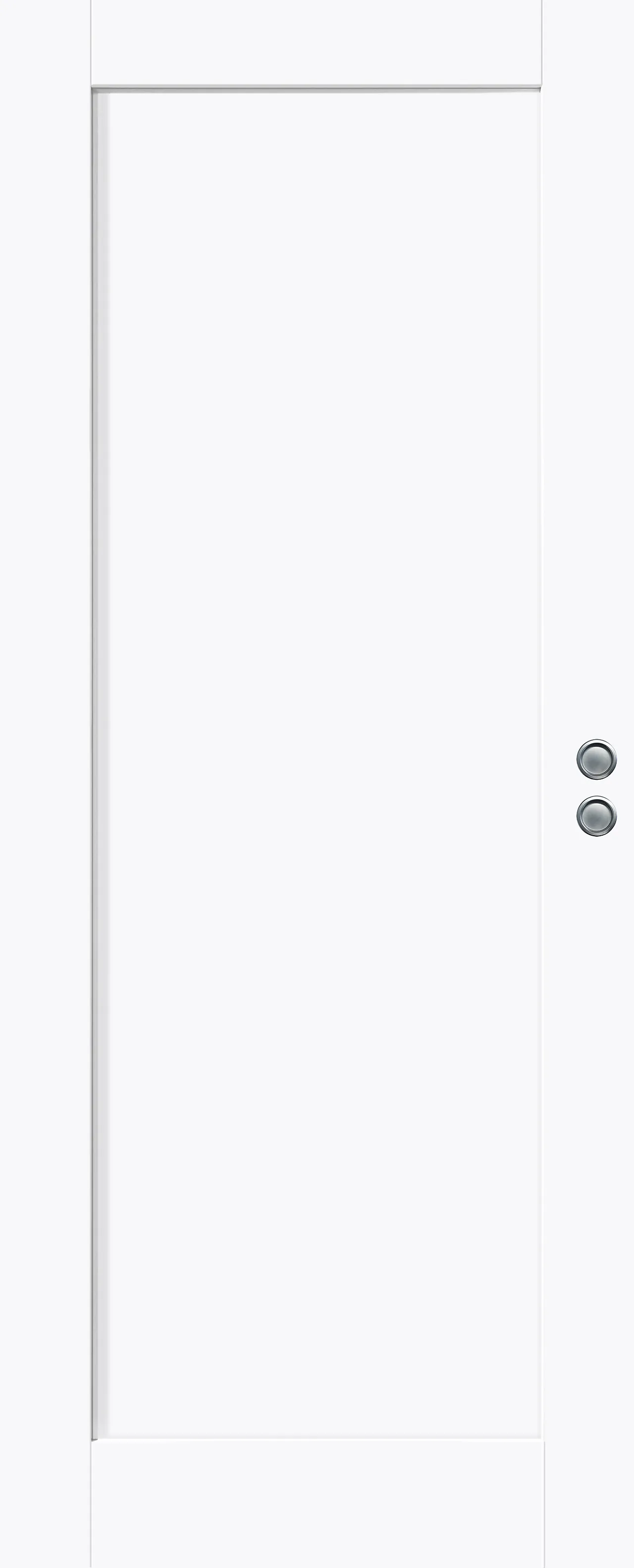 Skyvedør Stil 1 klassisk hvit 80x210 cm