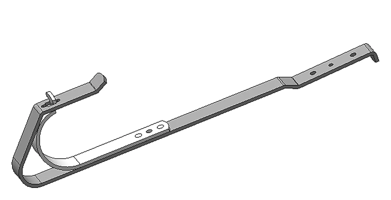 Sikringslinekrok SK S-402B sort