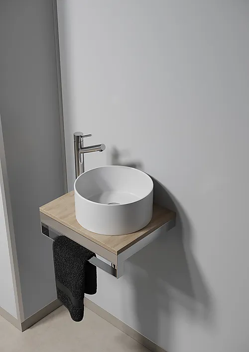 Baderomsplate polar grey 10x620x2400 mm