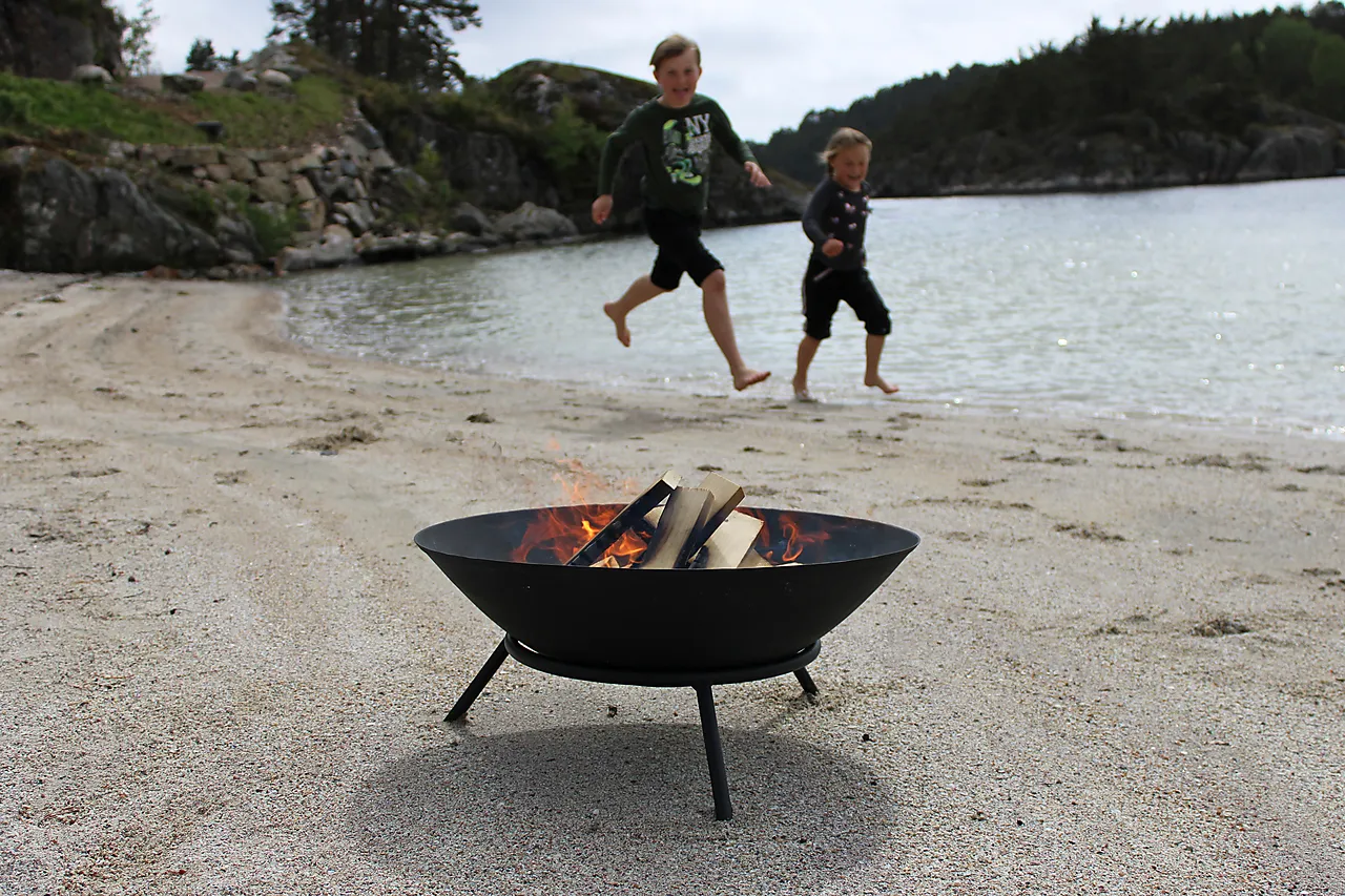 Bålpanne sort stål 56 cm null - null - 3 - Miniatyr